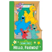 Sesame Street: Sunny Days Puffy Sticker and Activity Book (a Sesame Street Elmo and Friends Sticker Coloring and Activity Book for Kids)