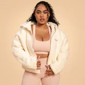 BeastPink Women‘s Bliss Hoodie Jacket Ivory