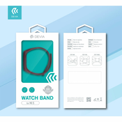DEVIA strap Mi Band 5/6/7 crni