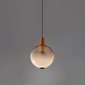 OLEV LED obesna svetilka BEAM STICK NUANCE, roza, O 20 cm, 927 - Dnevna soba/jedilnica - Dizajn - roza, bakren - Steklo