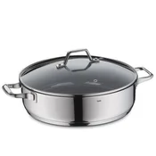 Kela Ponev KL-11587 serving bowl with lid Lucca stainless steel 32x9 cm 6l