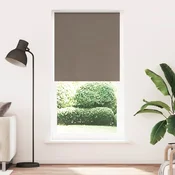 Rolo zavjesa za zamracivanje boje kave 105x230 cm Širina tkanine 100,7 cm Poliester