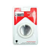 Bialetti tesnila za moka lonec 6 aluminija - 3 tesnila + 1 cedilo