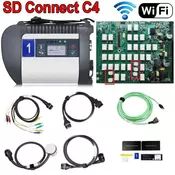 A Full Chip MB STAR C4 SD Connect Compact C4 Car truck software 2022.12