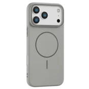 Rigid Silicone MagSafe maska za iPhone 17 Pro Max – siva