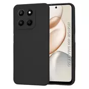 Silikonski ovitek Techsuit SoftFlex za Honor 400 Smart/X7d 4G/X7d 5G - črn