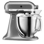 KitchenAid mješalica Medallion Silver, srebrna (KA5KSM185PSEMS)