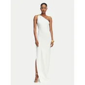 Elisabetta Franchi Večerna obleka AM-43B-62E2-V600 Bela Slim Fit