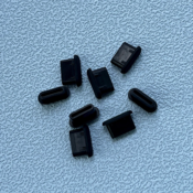Silikonski čepki za zaščito pred prahom in vlago za različne aparate z vhodom Type-C - črn