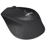 Logitech Opticki miš B330 SILENT PLUS, crni