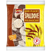 Smiley Mini pirine palačinke, napol prelite s kakavovo glazuro 150 g