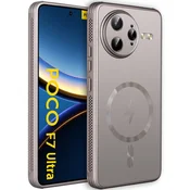 GS Ovitek za Xiaomi Poco F7 Ultra, MagSafe, titanovo zlat