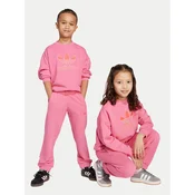 adidas Trenirka JY1152 Roza Loose Fit