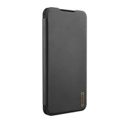 Maska za Samsung S25 Edge na preklop Nillkin Qin Pro crna