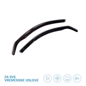 HEKO Bocni Vetrobrani, Prednji, Za VW Golf Plus, Model Sa 5 Vrata (2005. - 2014.), Crni