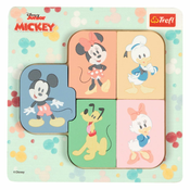 Trefl Sestavljanka z leseno podlago Mickey Mouse & prijatelji