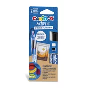 Akrilni marker 2-delni set - Carioca