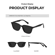 Loho Unisex naocare za sunce, Crne