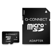 Q-Connect Pomnilniška kartica Q-C - Micro SDXC, adapter SD, 64 GB