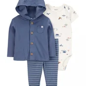 Carters komplet 3/1 (g.deo,bodi,pant), decaci