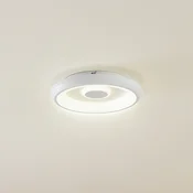 Lindby Smart Lynden LED stropna svetilka, O 38 cm, bela, RGB, Tuya - Dnevna soba/jedilnica - Sodobni - Plastika
