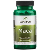SWANSON Maca (perujska vodna kreša), 500 mg, 100 kapsul