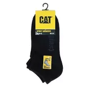 CAT MOŠKE NOGAVICE NIZKE ČRNE 43/46 3KOS CAT AV807C