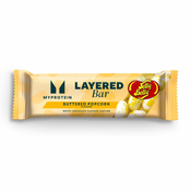 Ploščica Layered Bar – Jelly Belly Buttered Popcorn - 6 x 60g - Buttered Popcorn