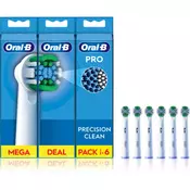 Oral B PRO Precision Clean nadomestne glave za zobno ščetko 6 kos