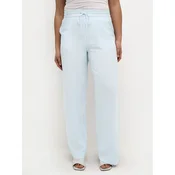 Kaffe Hlače iz tkanine Milia 10508314 Svetlo modra Loose Fit