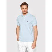 Tommy Hilfiger Polo majica MW0MW17771 Svetlo modra Slim Fit