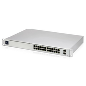 Ubiquiti 24-port, Layer 3 switch supporting 10G SFP+ connections with fanless cooling ( USW-PRO-24-EU )