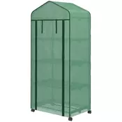 Homestar Toplarna 4 police 69x50x165 cm zelena