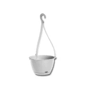 Prosperplast Cvetlični lonec RATOLLA ROUND 21,7 h.14,2cm,3,4l,BELI (S449) viseči