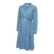 MAMALICIOUS Dolga srajca MLValetta moder denim