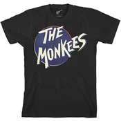 The Monkees Retro Dot Logo Black L Majica