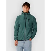 Rip Curl Departed Polar Fleece Zip Thru Fleece Jacket muted green