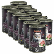 Mokra hrana za mačke Leonardo - zajec 12x400g