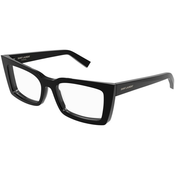 Saint Laurent SL554 001 ONE SIZE (54) Črna/Kristalna