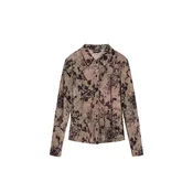 Desigual Bluza pikčasto rjava / črna