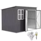 Homestar Vrtna uta 260x177x190 cm temno siva