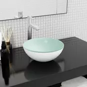 Umivaonik od kaljenog stakla 30x12 cm bijeli