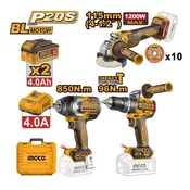 Akumulatorski set alata COSLI251292E 3/1 2x4/0Ah SUPER INGCO