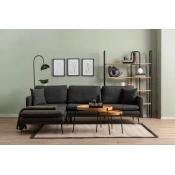 Atelier del Sofa Ugaona garnitura Reya Tamnosiva