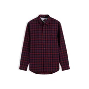 Tommy Jeans Srajca modra/rdeča/črna