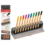 STABILO point 88 Click Set Liner - stojalo za pisalo in peresnica v enem (komplet 10 kosov)