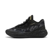 PUMA MB.05 Lo Team Basketball Shoes Youth, Shoes, Black/Moody Gray, 37.5