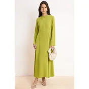 Trendyol Modest Ženska haljina Tctss26Eb00101, Zelena