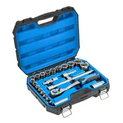 Hogert HT1R410 set nasadnih kljuceva, 1/2, 24 dela, sa kutijom ( HT1R410 )
