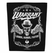 Velika aplikacija WARRANT - LOUDER HARDER FASTER - RAZAMATAZ - BP1194